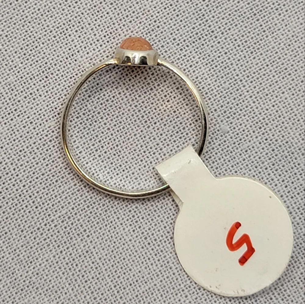 925 Sterling Silver sterling sunstone